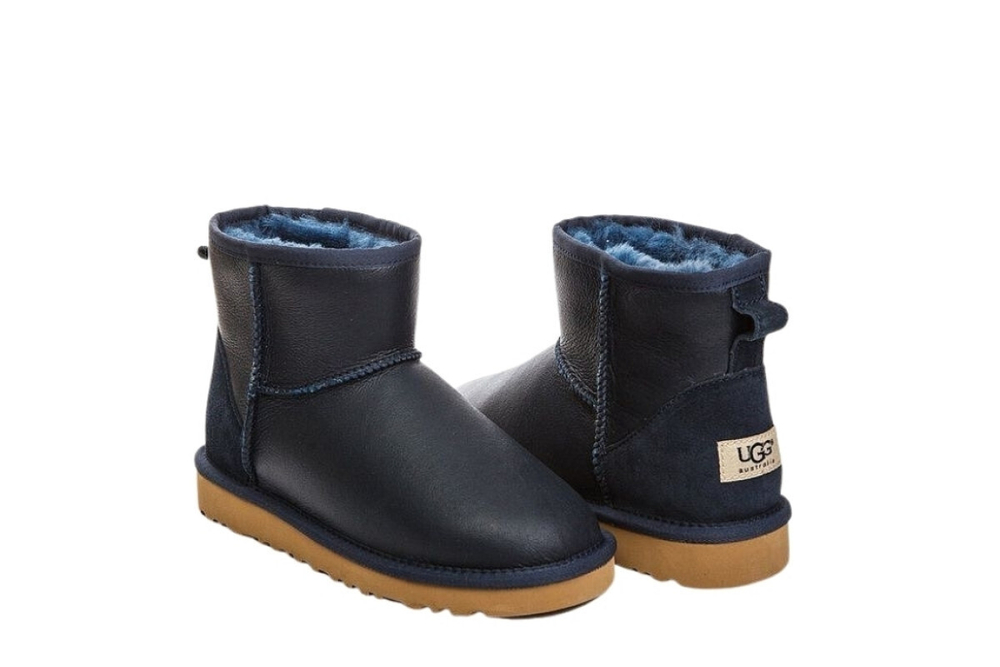 UGG Classic Mini Metallic Navy