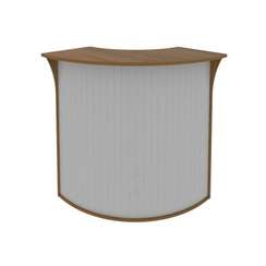 Riva Стойка угловая (радиусный элемент-ролета) А.РС-5.5 ролета Орех Гварнери 950*950*1150