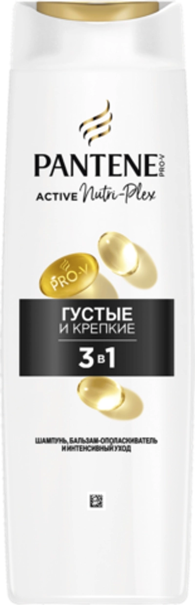 Pantene шампунь Густые и крепкие 3в1 360мл