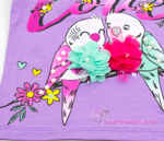 футболка LOVE попугайчики Whoops 4884