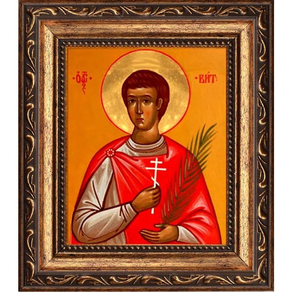 Вит Римский Святой Мученик. Икона на холсте.