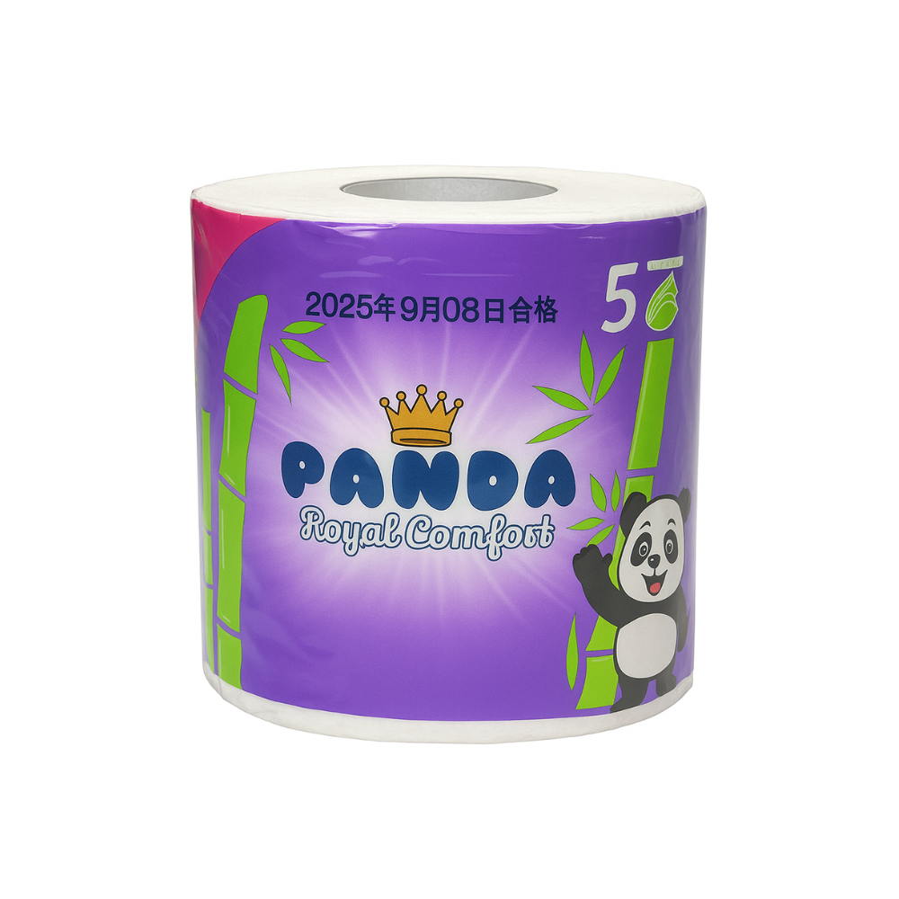 Туалетная бумага Panda Royal Comfort без втулки 5 слоев
