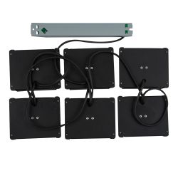 ULP-1010-42W-4000K IP54 GRILYATO OPAL BLACK KIT06 Светильники светодиодные потолочные встраиваемые. комплект из 6 штук. Белый свет 4000K. 4200Лм. Для ячеек 100x100мм. Корпус черный. В комплекте с и-п. ТМ Uniel