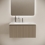 Тумба подвесная SANCOS Code 785х453х400, c одним  ящиком оснащенным доводчиками, цвет серо- бежевый, арт. CD80GB