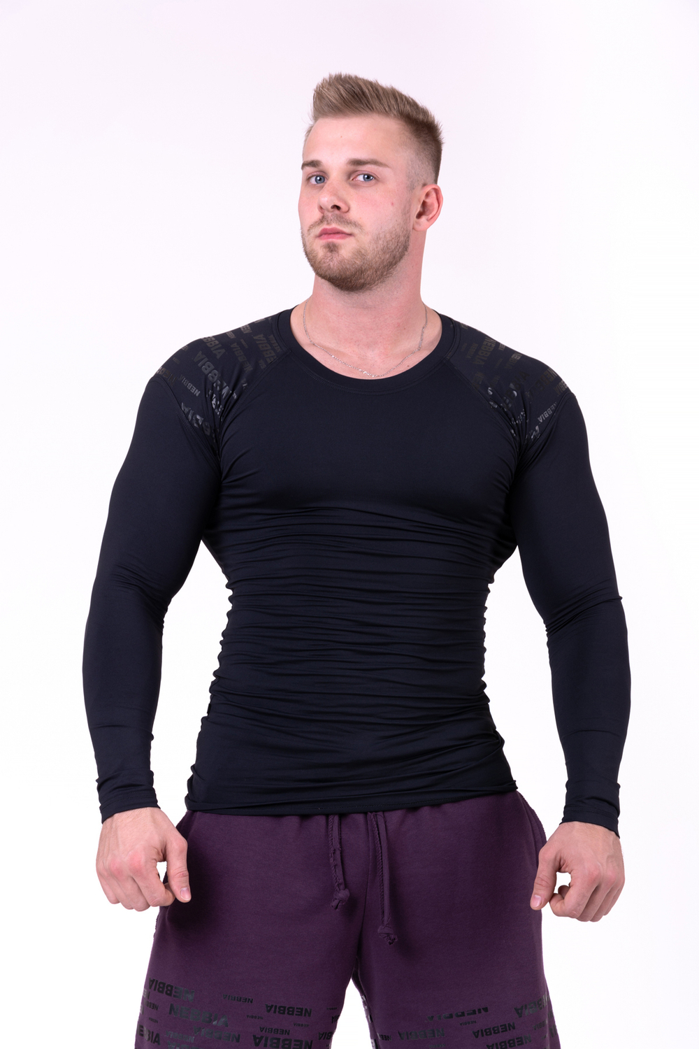 Лонгслив NEBBIA Hero compression shirt 146