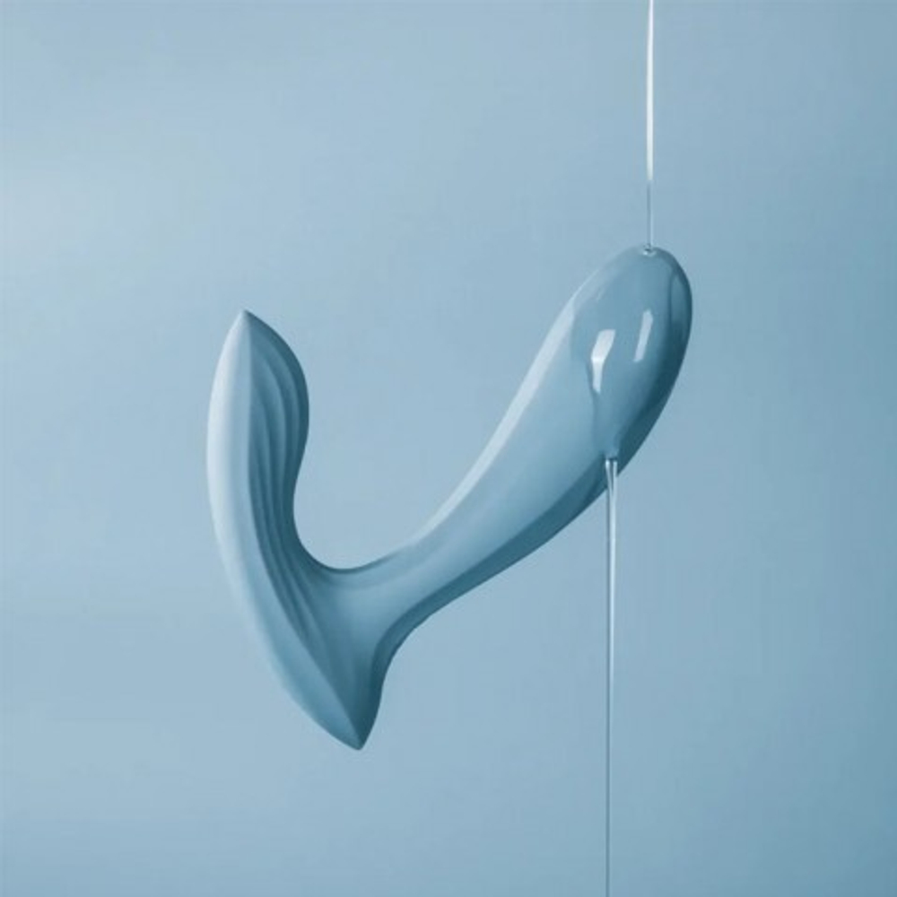 Интерактивный вибромассажёр Erica для ношения синий от SVAKOM