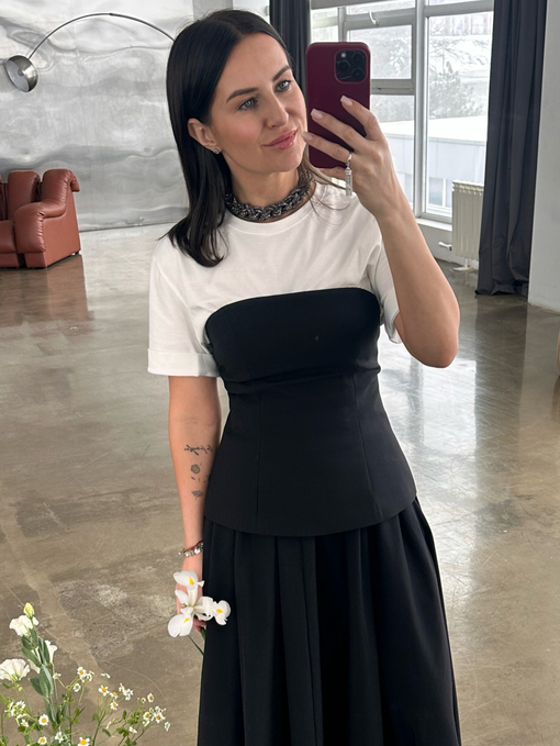 Футболка молочная