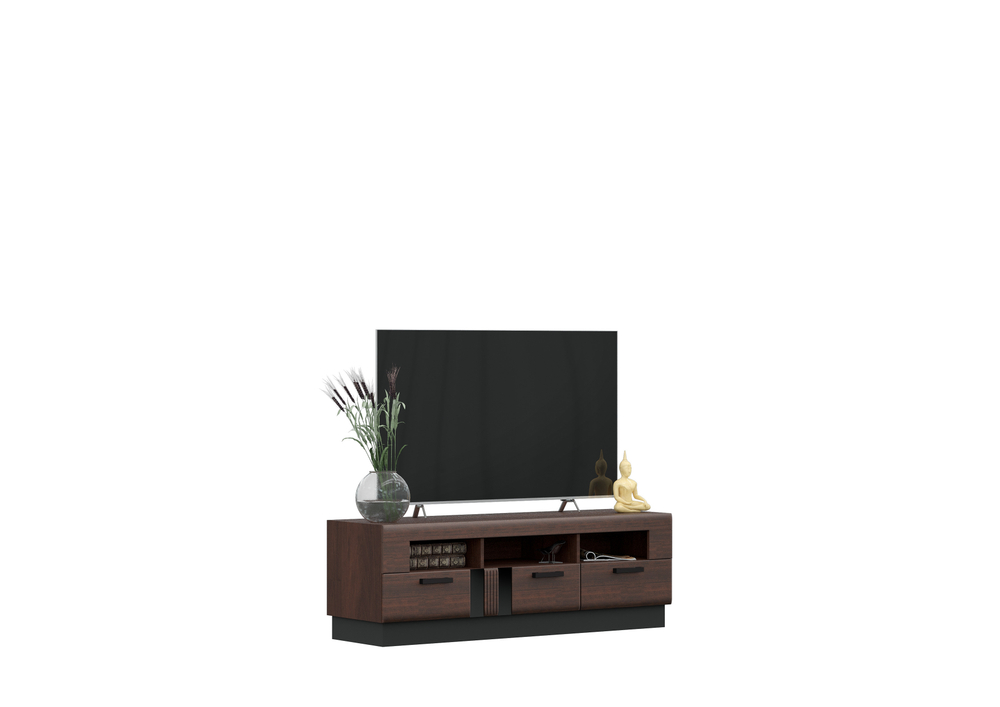 Тумба ТВ Магнолия, Дерево, Орех