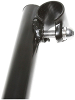 Шток штырь держатель руля D25.4mm L300mm черный для велосипеда