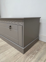 Банкетка Индра из МДФ, серая