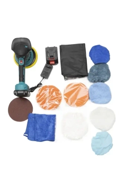 Полировальная эксцентриковая машина аккумуляторная 18в