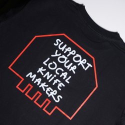 Футболка кулаки Daggerr x MOB, черная, размер XL