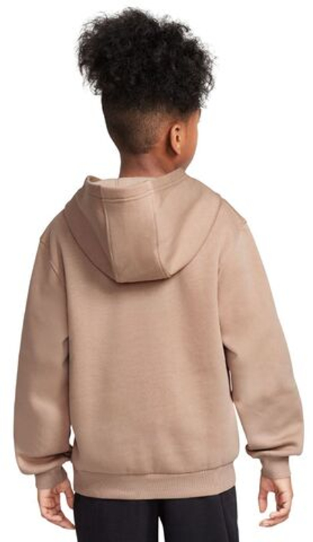 Кофта для мальчика теннисная Nike Kids Sportswear Club Fleece - hemp/white