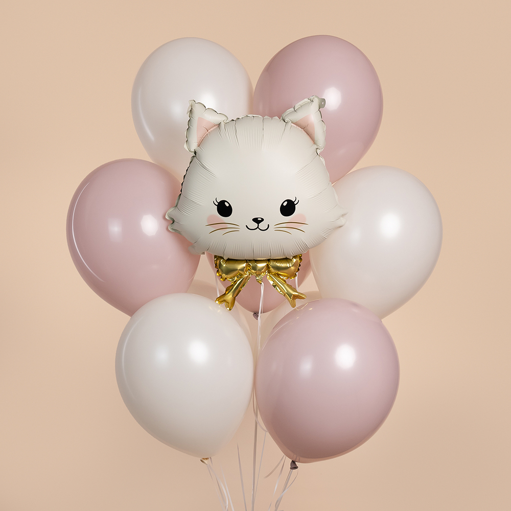 Фигура Кошечка с золотым бантиком, Сатин 23'' Fl