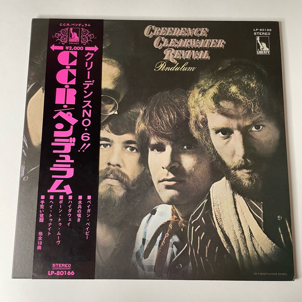 Винтажная виниловая пластинка LP Creedence Clearwater Revival C. C. R. Pendulum (Japan 1971) (Obi) Have You Ever Seen The Rain