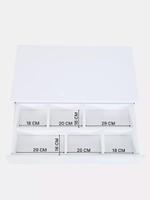 Комод пеленальный Rant Indy Pro 800/4 Cloud White