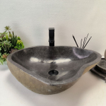 Раковина из речного камня RS-62788 (60*48*15) 57