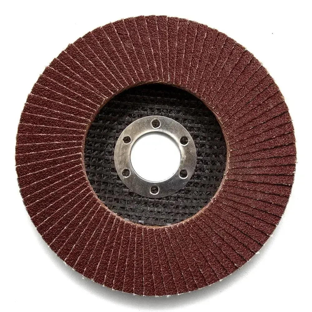 Круг лепестковый торцевой 125 x 22.2 x 22; P40