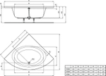 Акриловая ванна Ideal Standard 130х130 E124901 CONNECT AIR