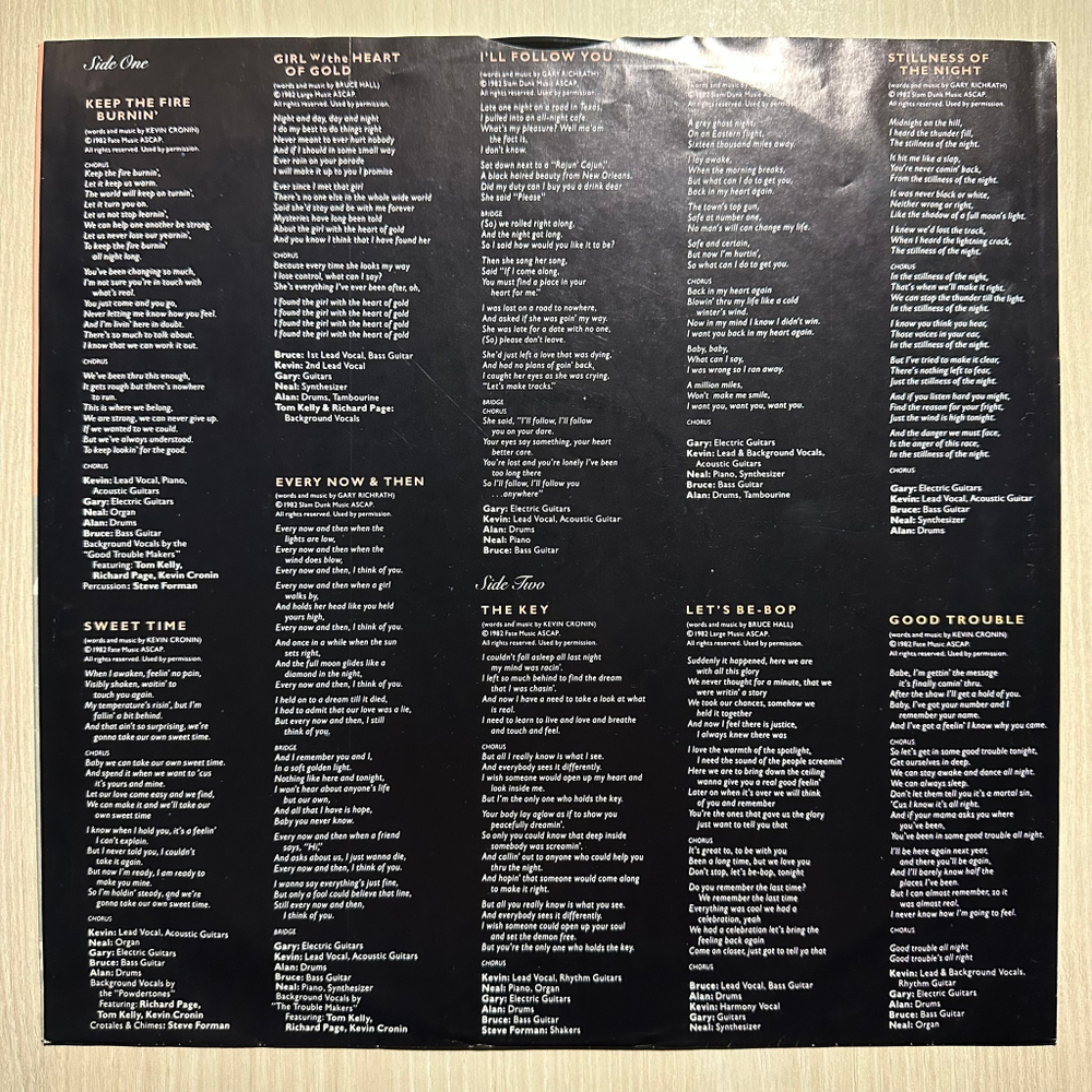 REO Speedwagon - Good Trouble (Голландия 1982г.)