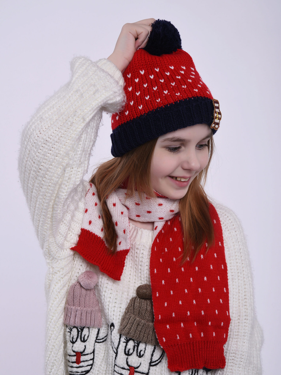 Комплект детский (Шапка+Шарф)