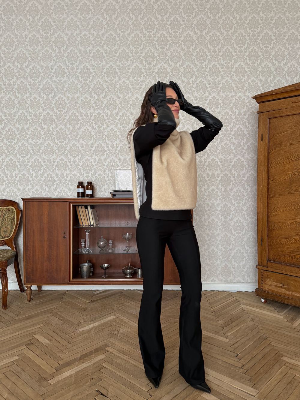 Брюки клеш SPICE GIRLS | Черный