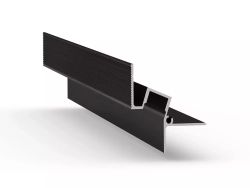 Потолочный теневой карниз Gips черный матовый, 3000x43,8x44,1 мм