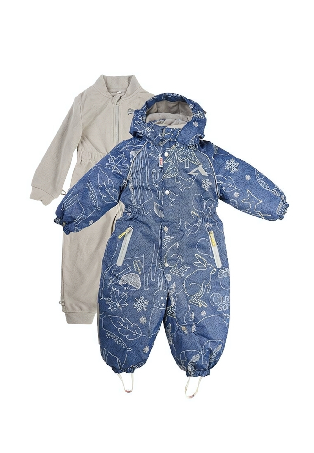 Комбинезон детский "Кенни" р-р 80 цвет синий