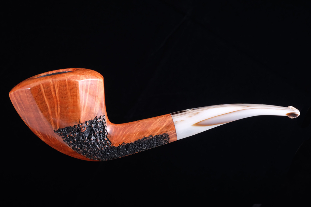 Курительная трубка Mastro De Paja Half-rustic 2D, M441-5