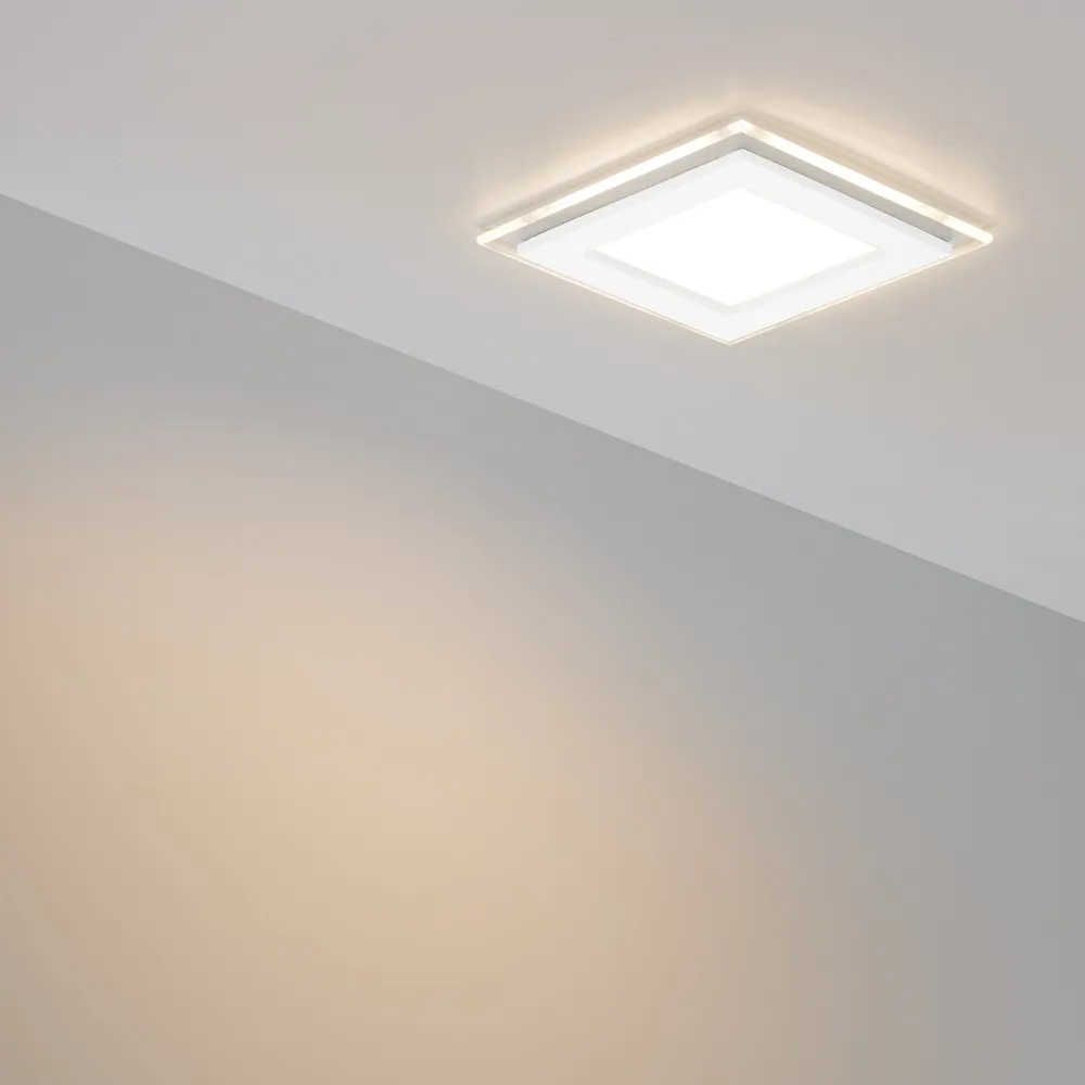 Светодиодная панель LT-S96x96WH 6W Day White 120deg (Arlight, IP40 Металл, 3 года) 014934