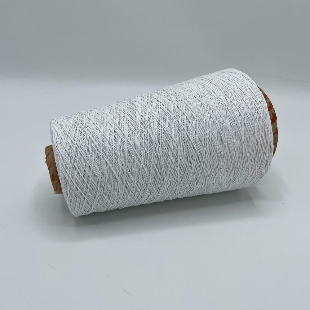 Бобинная пряжа для вязания (200 гр.) LAGOPOLANE 41% хлопок 36% полиамид 18% полиэстер 5% люрекс