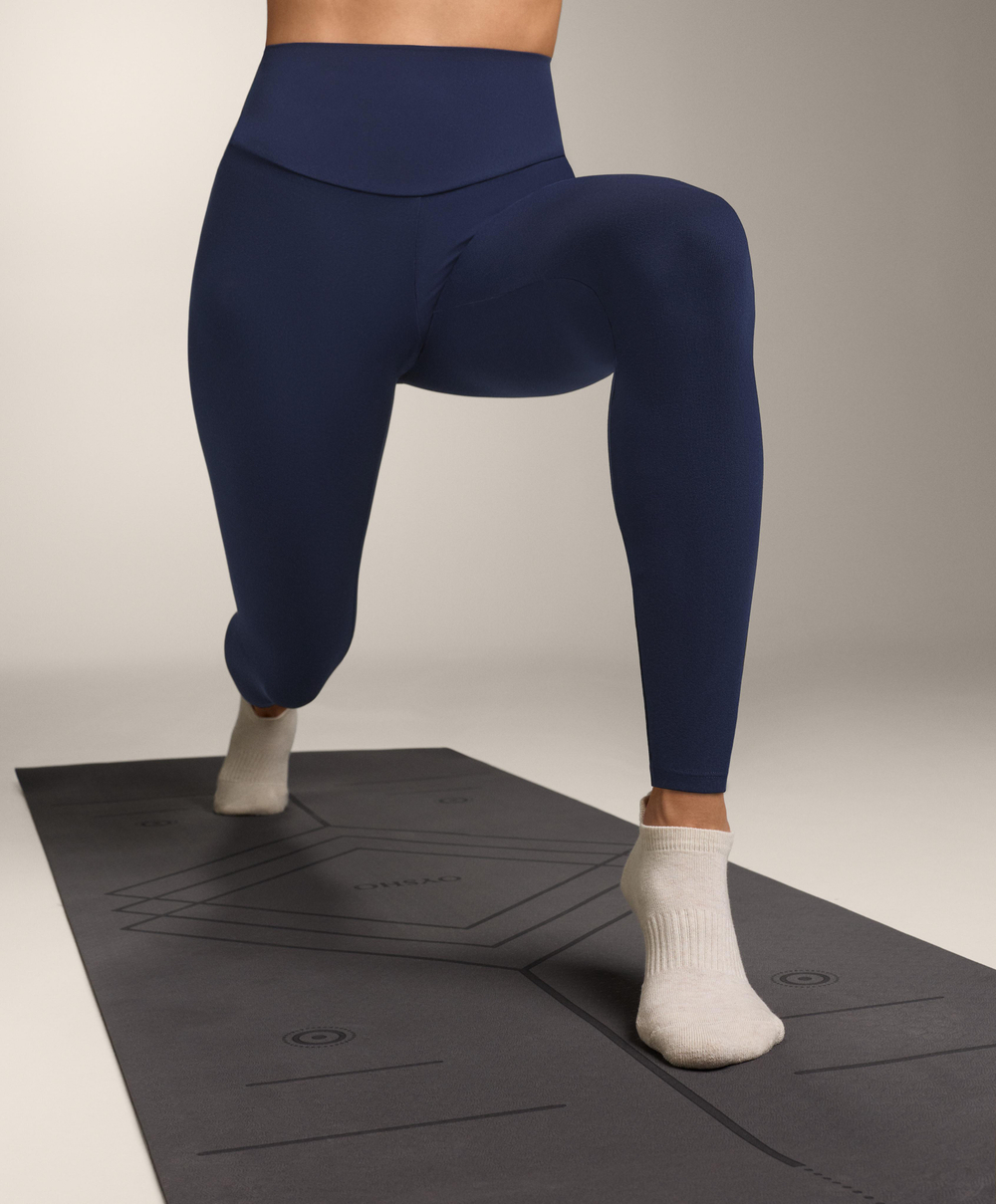 OYSHO Три пары спортивных носков-сникеров с язычком из смесового хлопка, коричневый меланж