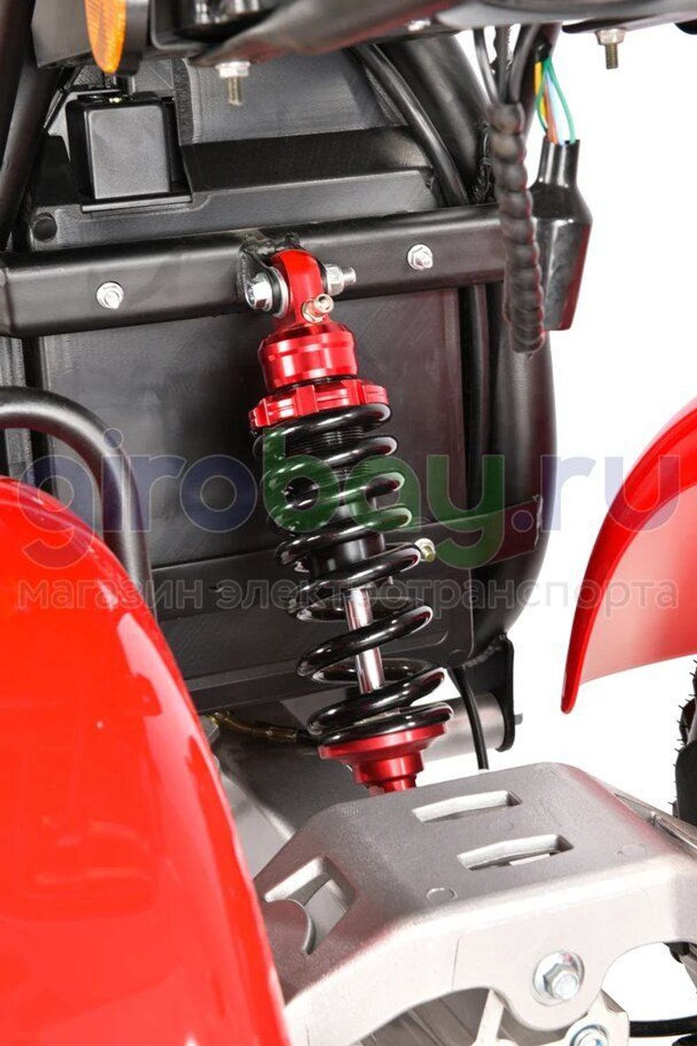 Электроскутер WHITE SIBERIA IKRA 5000w - (Красный) фото 26 фото №28