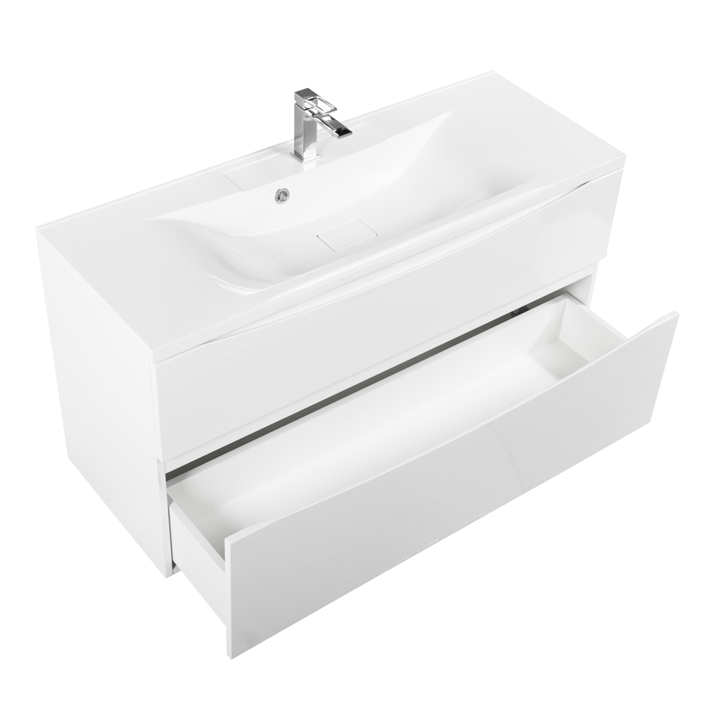 Тумба подвесная с раковиной BelBagno MARINO-H60-1000-2C-SO-BL-P