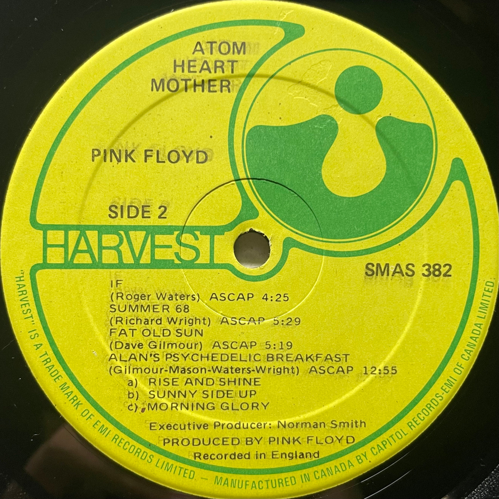 Pink Floyd ‎– Atom Heart Mother (Канада)