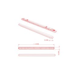 Линейный светодиодный светильник ЭРА SPP-201-1-65K-036 36Вт 6500К IP65 1200 прозрачный