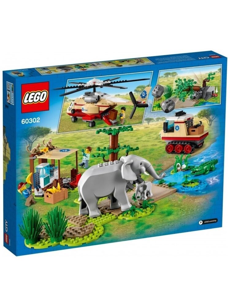 Конструктор LEGO City Stuntz 60302 Операция по спасению зверей