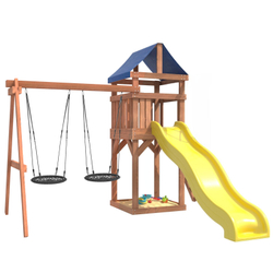 Детская площадка Сlassic с качелями гнездо 60 см IgroWoods для улицы и дачи