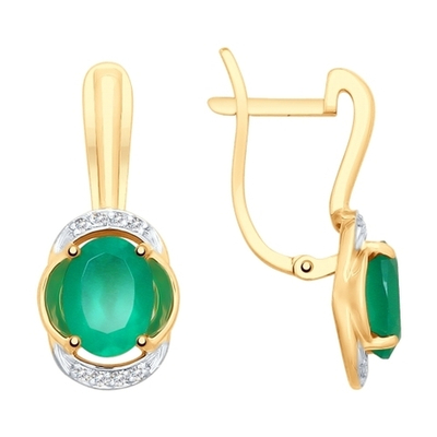 Серьги Au 585 (725523)