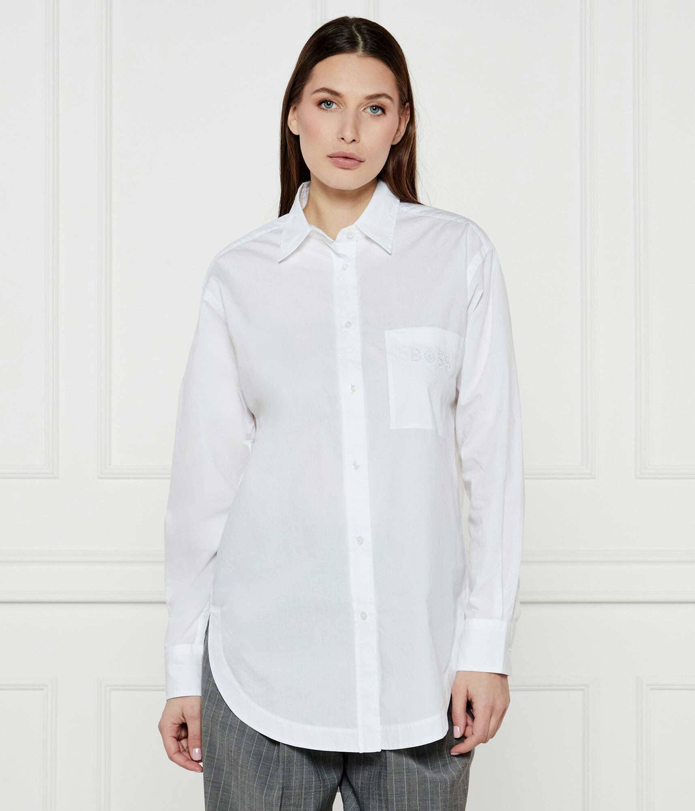 Рубашка C_Bostucci_7 BOSS ORANGE - белый(50530981)