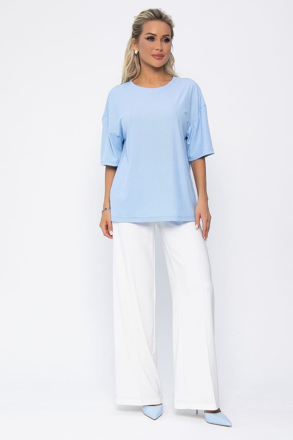 Футболка Аризона (голубая) Б13534-25М LT Collection