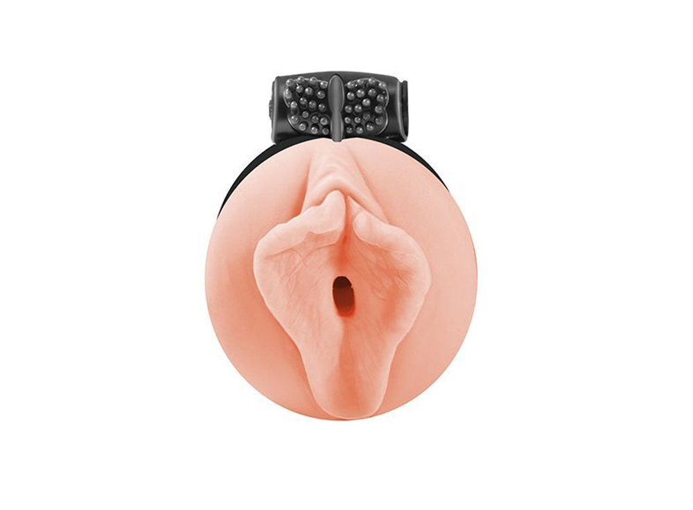 Мастурбатор с виброкольцом Satisfaction Magazine Airhostess