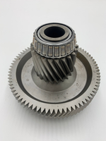 Вал промежуточный ZF 9HP48 948TE 04800943AA главной пары с шестернями привода (ведомой шестернёй на 76T D169.50 mm и ведущей шестерней на 22T D75 mm.)