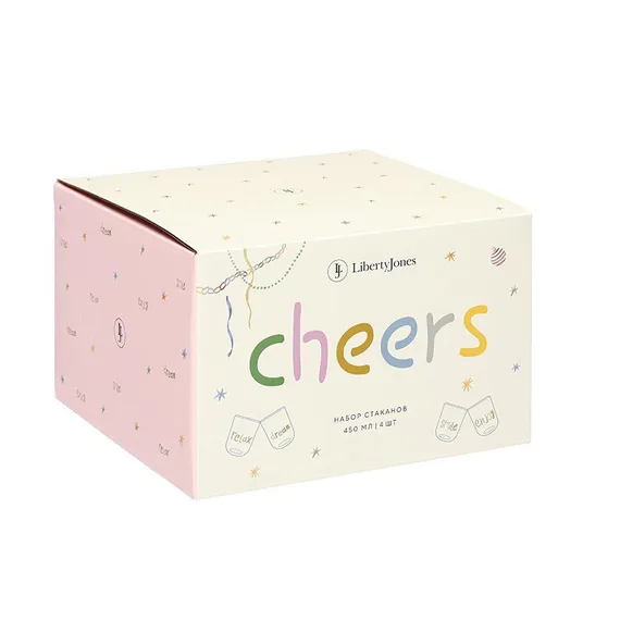 Набор стаканов cheers, 450 мл, 4 шт.