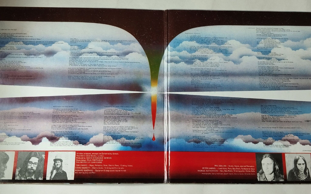Винтажная виниловая пластинка LP Genesis Foxtrot (France 1972)
