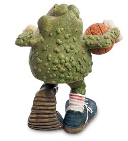 Sealmark FG-6324-XC Фигура-болванчик Лягушка «Баскетболист Фрогги»