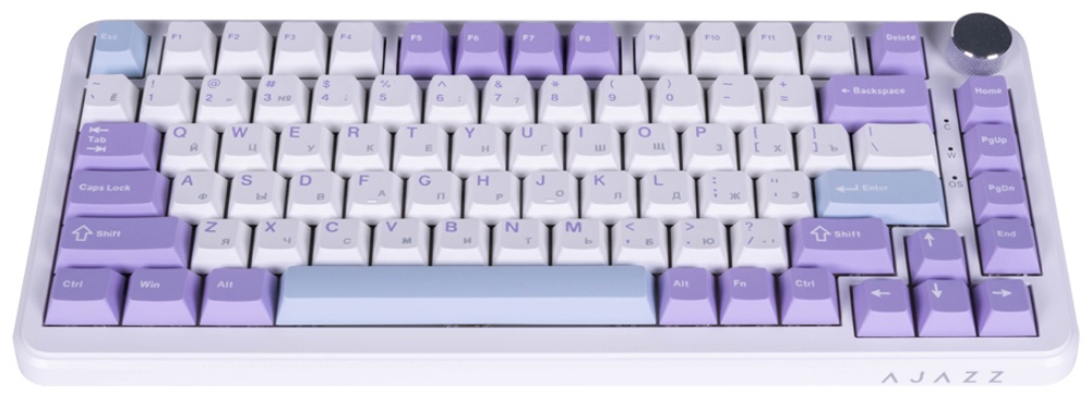 Клавиатура Ajazz AK820/MAX/Magnetic/PWB белый