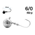 Джиг головка Шар 06/0 36.0г 5шт Nautilus Jig Head Sphere SSJ4100 1упак.