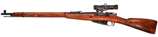 Снайперская винтовка Мосина СВМ СХП охолощенная с прицелом ПУ