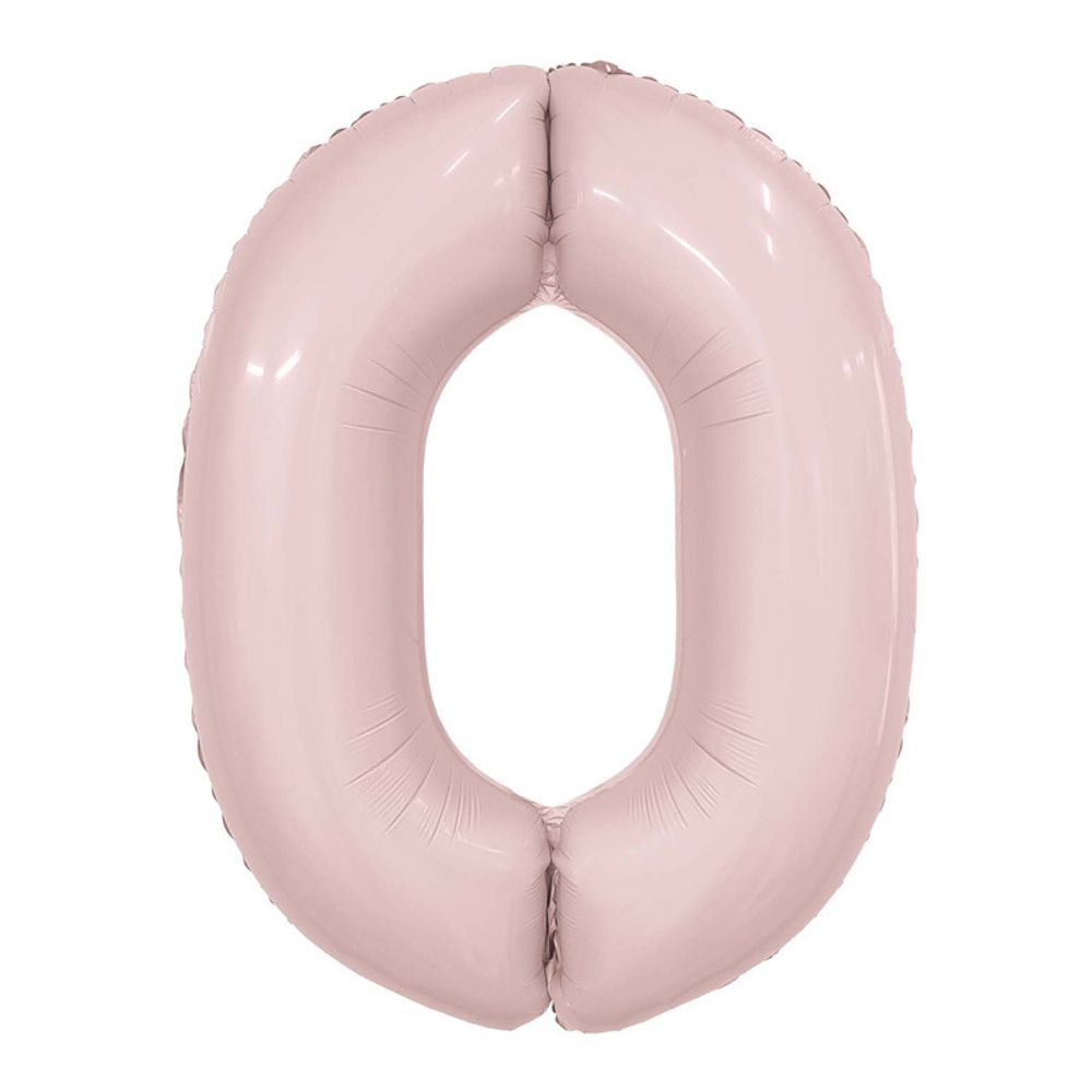 Цифра 0 пыльная роза 40&quot; Agura